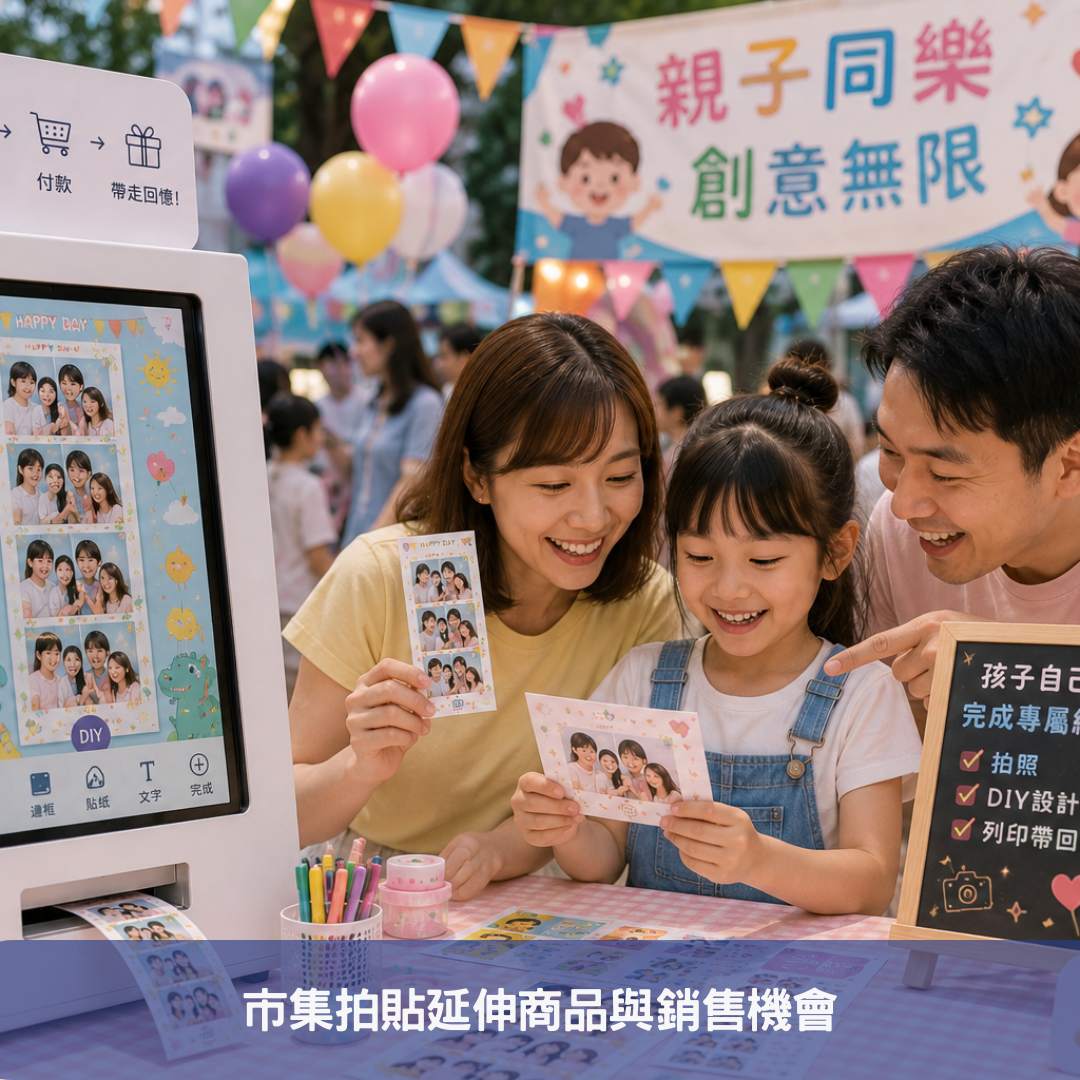 市集拍貼延伸商品與銷售機會