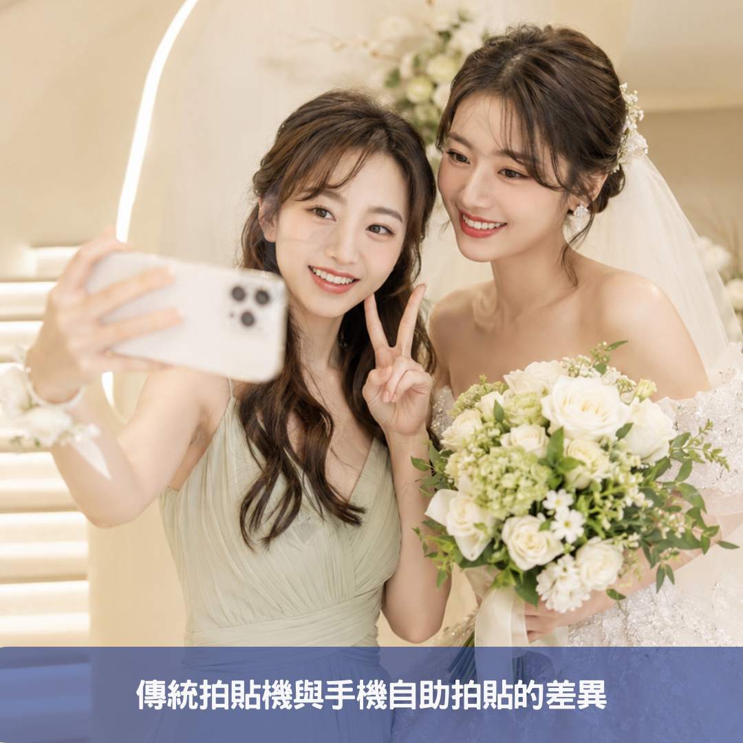 傳統拍貼機與手機自助拍貼的差異
