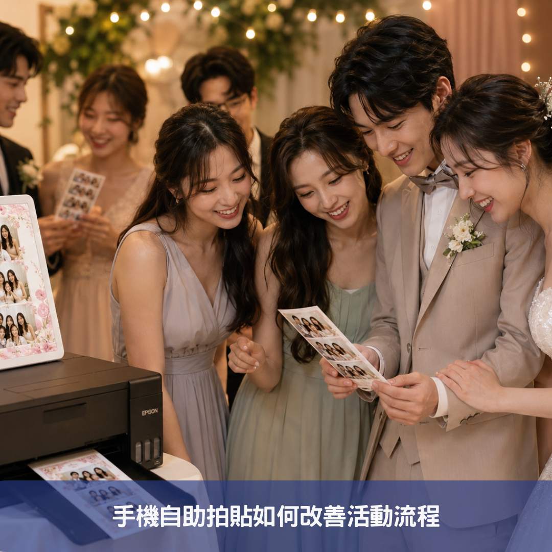 手機自助拍貼如何改善活動流程