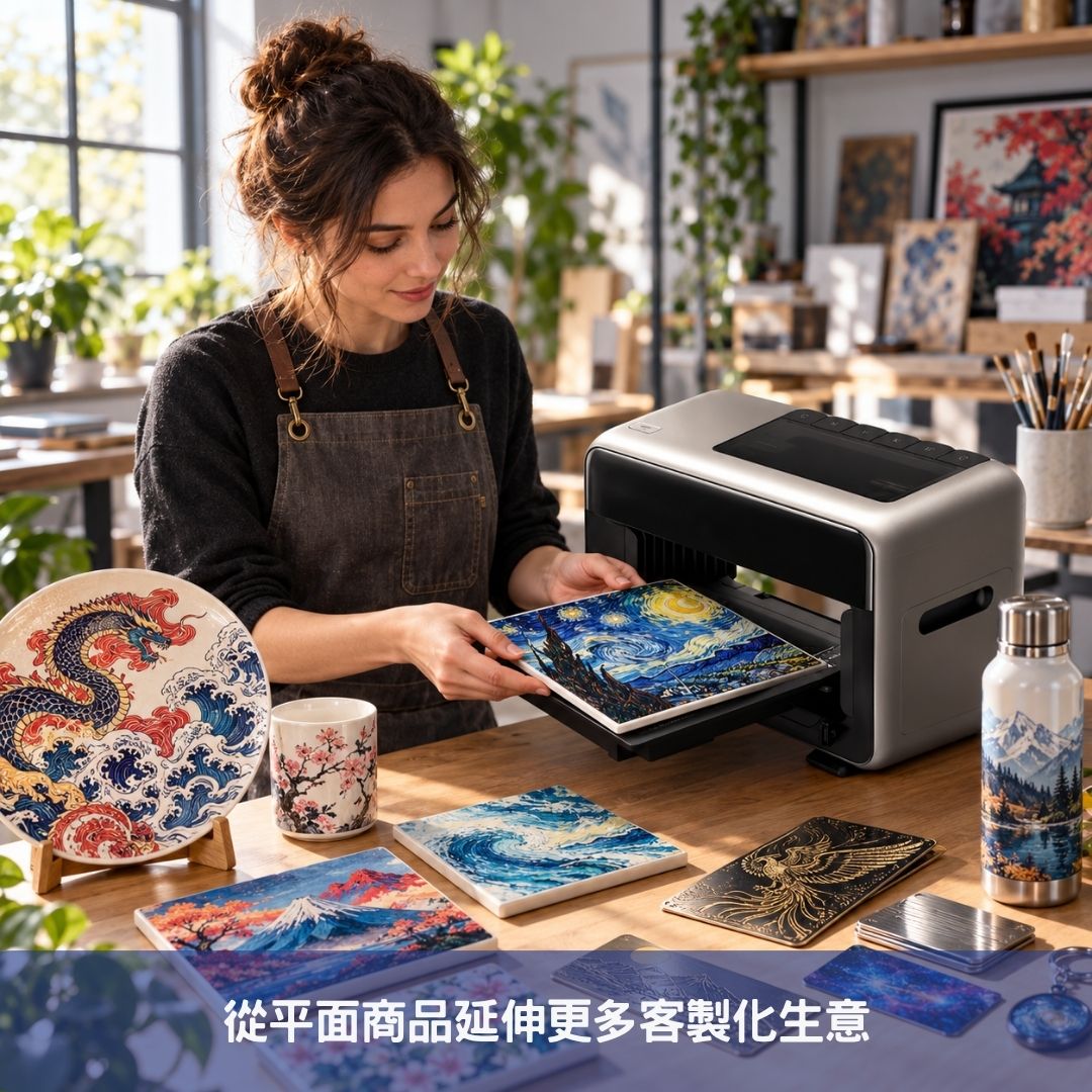 從平面商品延伸更多客製化生意